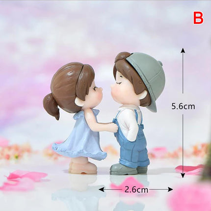 Hign-concerned Miniature Couple Figurines Wedding Gift by zapcart