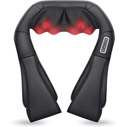 Rmssim Shiatsu Neck Massager Heated U Shape Kneading Home by zapcart