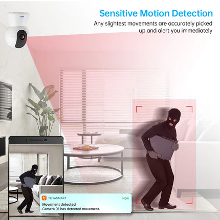 KERUI 5MP 4K Smart WiFi Home Security Camera AI Tracking by zapcart