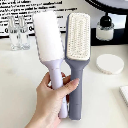 Rotating Comb Long Handle Anti Static Scalp Massage Women by zapcart