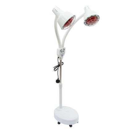 Electronic Infrared Heat Therapy Lamp Dual Heads Home Use by zapcart