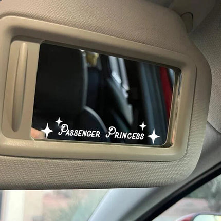 JINHF Princess Mirror Car Decal Cute Interior Decor For Cars by zapcart