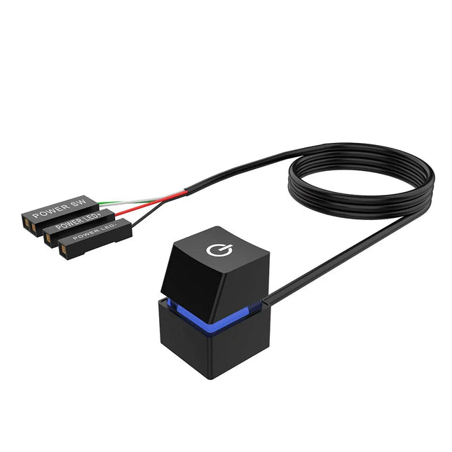 NNBILI 2m LED Power Button Extension Cable For Home Office by zapcart