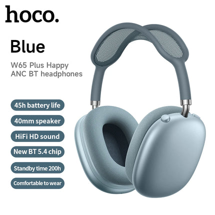 HOCO W65 Plus ANC Noise Cancelling Headphones for Sport by zapcart