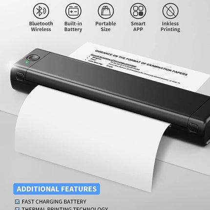 Phomemo M08F Memoqueen Portable Bluetooth Thermal Printer by zapcart