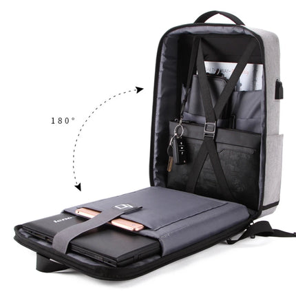Men Anti Theft USB Charging Backpack For Travel Everyday by zapcart