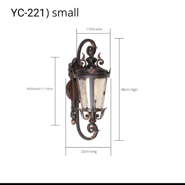 Bangerk European Outdoor Wall Light IP65 Waterproof LED by zapcart