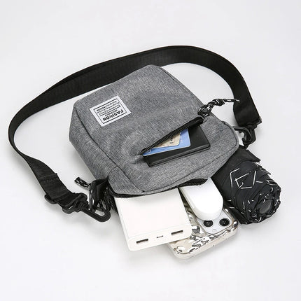 Men's Satchel Oxford Cloth Shoulder Bag Crossbody Small