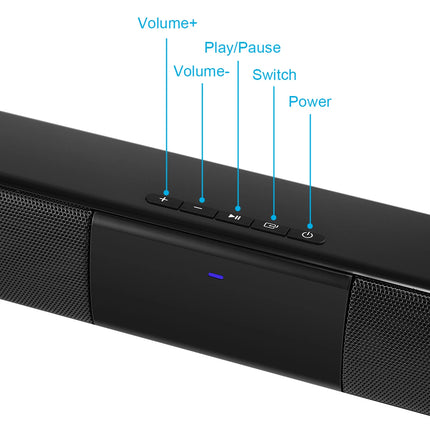 ZYMYC Bluetooth Home Theater Sound System For TV Soundbar by zapcart