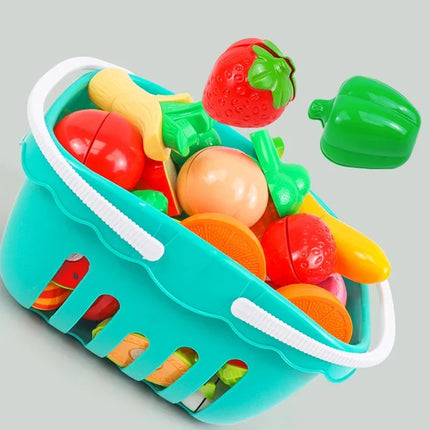 Kitchen Play House Toy Set Realistic Cutting Fruit For Kids by zapcart
