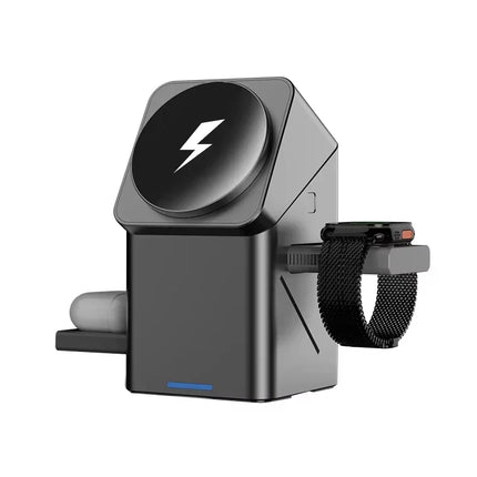 PeGXQ Magnetic 3 in 1 Wireless Charger for iPhone Watch Pods by zapcart
