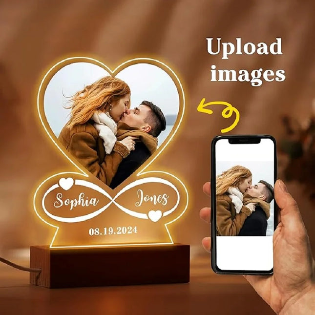 Personalized Anniversary Photo Frame For Couples Gift by zapcart