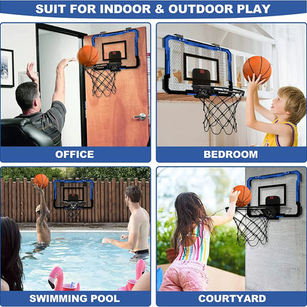 Kids Wall Mounted Mini Basketball Hoop Indoor Training by zapcart