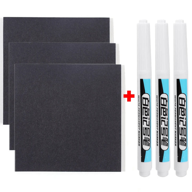 Choice Black Sticky Notes With White Pens For School by zapcart