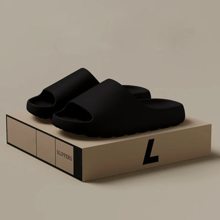 Women Nonslip Indoor Slippers With Thick Soft Sole Comfort by zapcart
