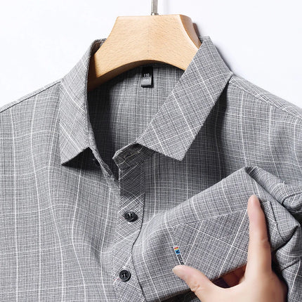 Choice Men No Iron Business Casual Short Sleeve Shirt by zapcart