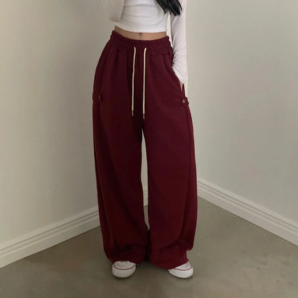 Casual Commute Wide Leg Pants for Daily Office Comfort by zapcart