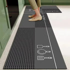 Facaishu Kitchen Floor Mat PVC Waterproof Non Slip Home Use by zapcart