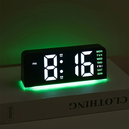 Choice Digital LED Alarm Clock With Time Display Desk Clock by zapcart