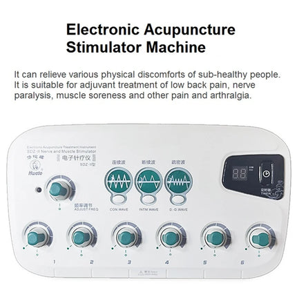VamsLuna 6Channel Electroacupuncture Stimulator for Nerve by zapcart
