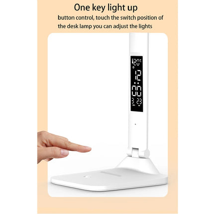 Zapcart Folding Desk Lamp USB Reading Touch Dimmable Alarm
