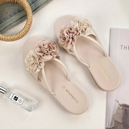 Rubber Flip Flops Women Lightweight Soft Designer Slides by zapcart