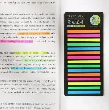 Moonbiffy Waterproof Index Tabs Sticky Notes for Students by zapcart