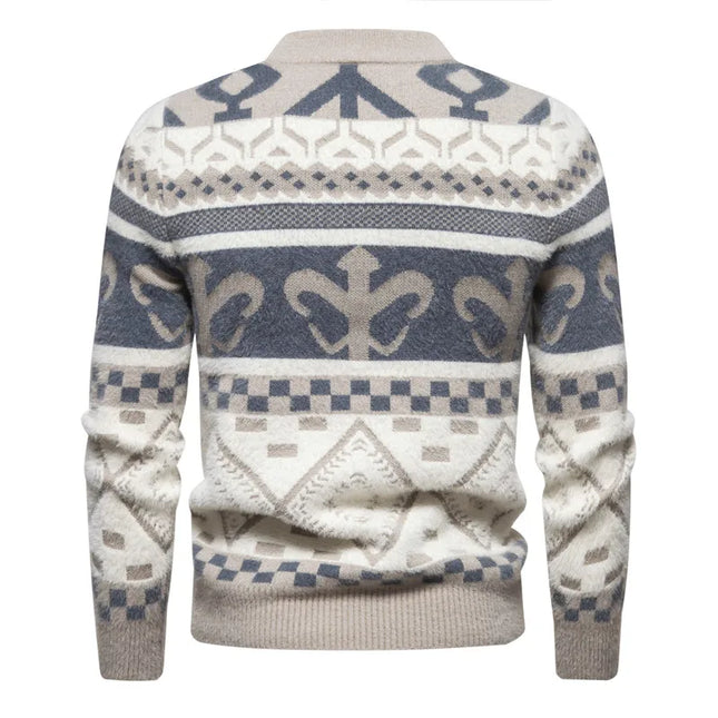 Mens Imitation Mink Sweater Soft Warm Knit Cozy All Season by zapcart