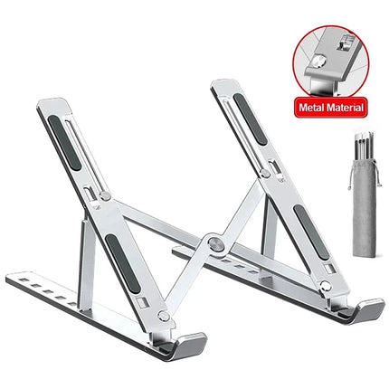 Xummen Aluminum Laptop Holder Non Slip For Students Stand by zapcart