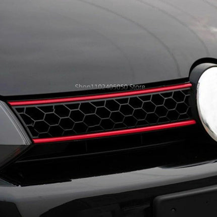 VW Reflective Hood Grille Stripes 5Pcs For Golf GTI Tiguan by zapcart