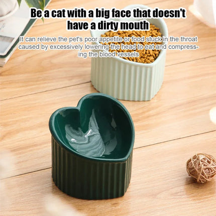Choice Elevated Cat Bowl Tilted Anti Slip For Cats Kittens by zapcart