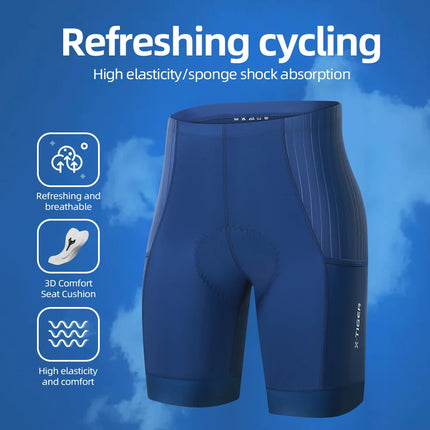 X Tiger Women Cycling Shorts Breathable Lycra Pro Tights by zapcart