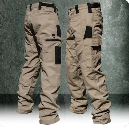 GHJQL Tactical Cargo Pants For Men Multi Pocket Durable by zapcart