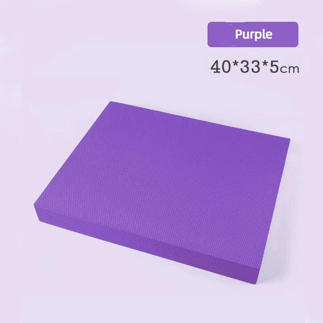 TPE Yoga Balance Mat 5cm Cushioned Core Training For Adults by zapcart