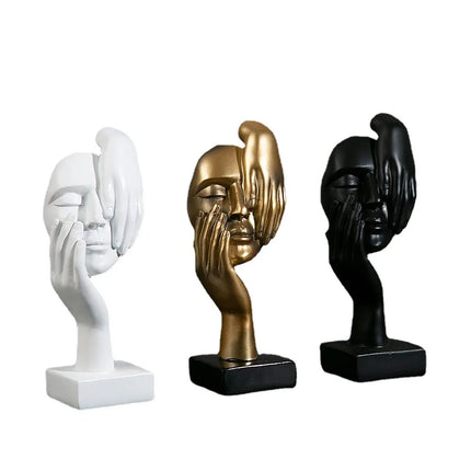 Choice Resin Abstract Mask Figurine Home Office Decor by zapcart
