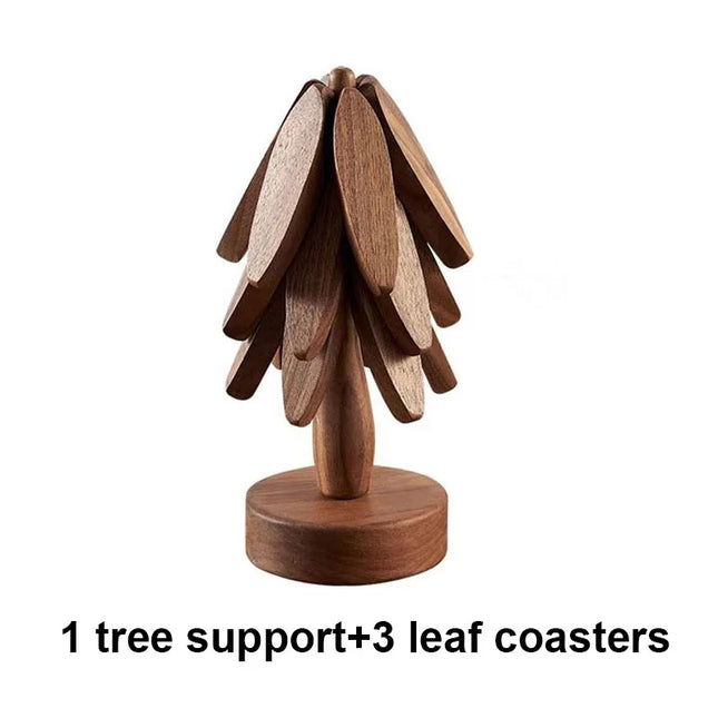 Upnzt Trivet Set Wooden Coasters Kitchen Heat Resistant by zapcart