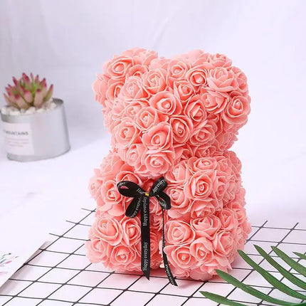 FUJINCN Teddy Rose Bear Gift Box For Girlfriend Valentine by zapcart