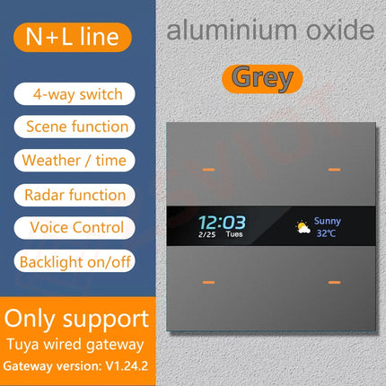 Tuya Zigbee Smart Switch 4 Gang For Homes Motion Sensor by zapcart