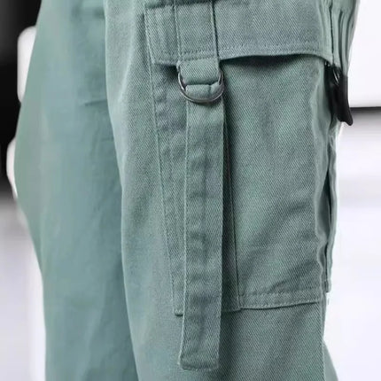 White Elegant Cuffed Cargo Pants For Women Hollow Out by zapcart
