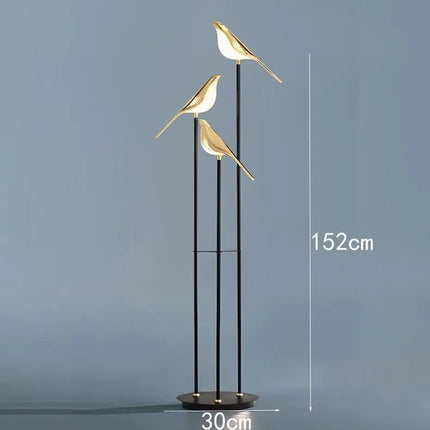 Jiankexing Bird Illumination LED Floor Lamp for Bedroom