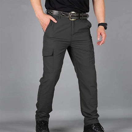 GHJQLCN Men Summer Lightweight Waterproof Cargo Pants by zapcart