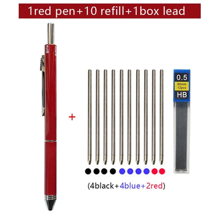 MROOFUL 4 In 1 Metal Multicolor Pen Gravity Sensor Office by zapcart