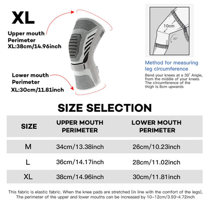 1PCS Knee Brace Support Straps Knee Compression Sleeves for Men & Women Meniscus Tear Arthritis Sports Joint Pain Relief by zapcart