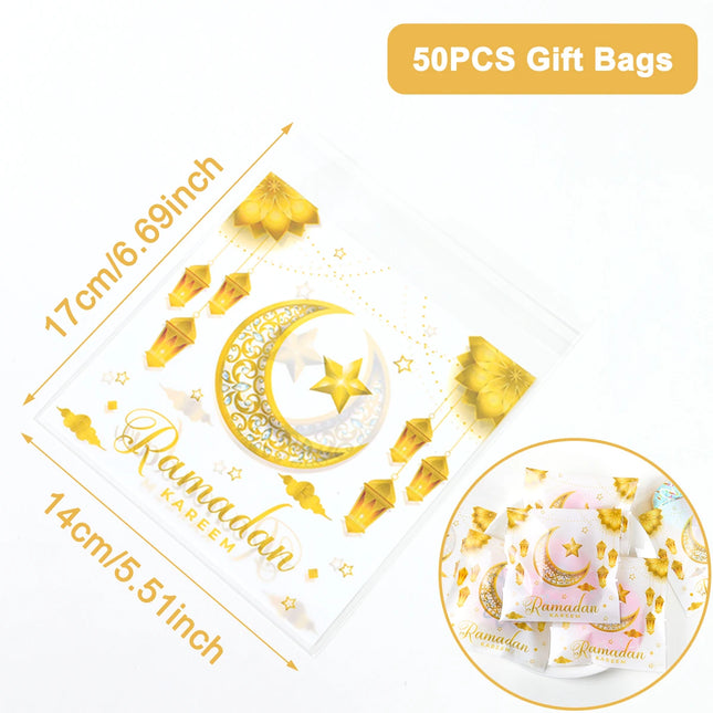 Eid Mubarak Gift Bags Ramadan Candy Cookies Muslim Party by zapcart