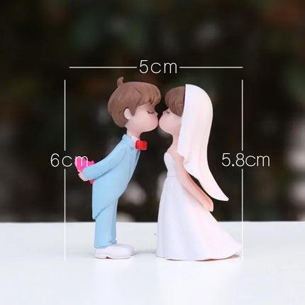 Choice Bride And Groom Figurine Set For Wedding Decor by zapcart
