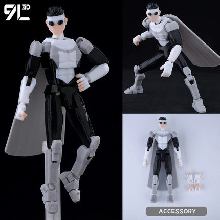 9L3D 3D Printed Action Figure Poseable Collectible For Fans by zapcart