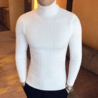 FURCWCN Mens Slim Knit Turtleneck Sweater Warm Cozy Winter by zapcart