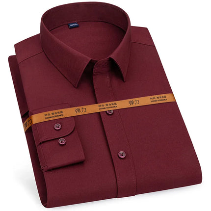 CN Zhejiang Mens Slim Fit Dress Shirt LongSleeve Breathable by zapcart