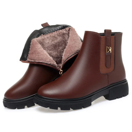 MCDVCN Women Chelsea Boots Anti Slip Platform Comfort