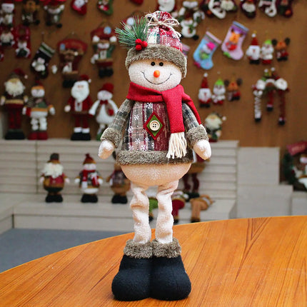 Choice Christmas Dolls 3pc Set Stretchable Holiday Decor by zapcart